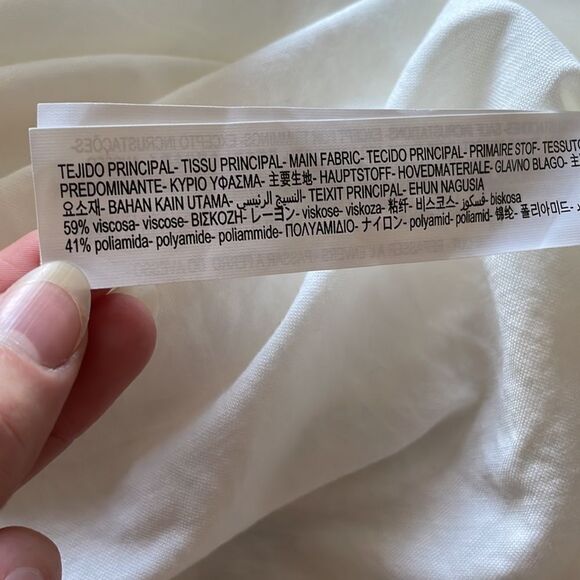 Zara Boho Pom Pom Tassel Midi Dress White S - Picture 11 of 15